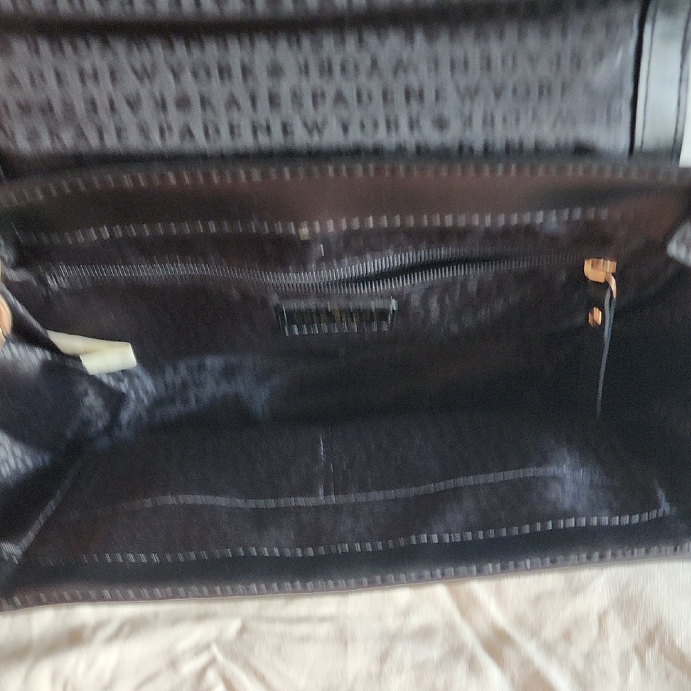 Kate Spade Black and Cream Satchel - Picture 4 of 7